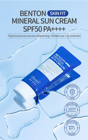 Bloqueador Mineral - Skin Fit Mineral Sun Cream SPF50/PA++++ "NUEVO"